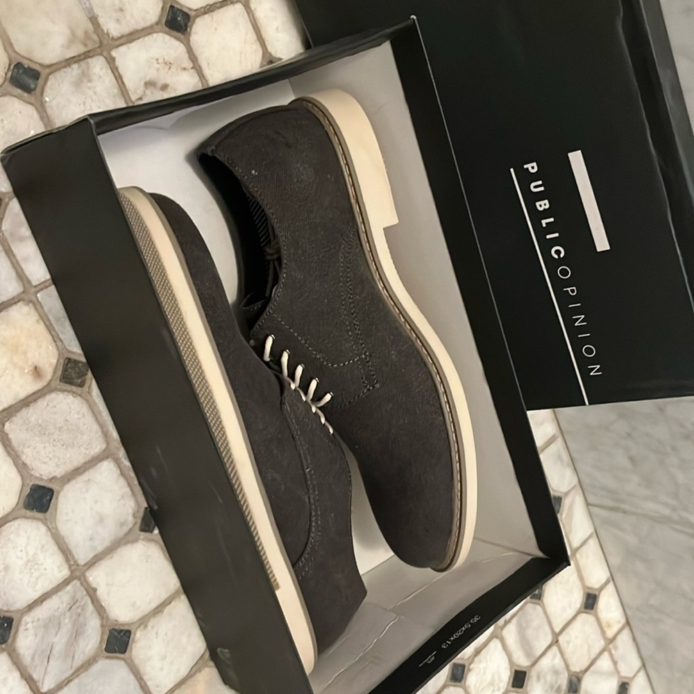 Black Public Opinion Fabric Shoes NEVER WORN